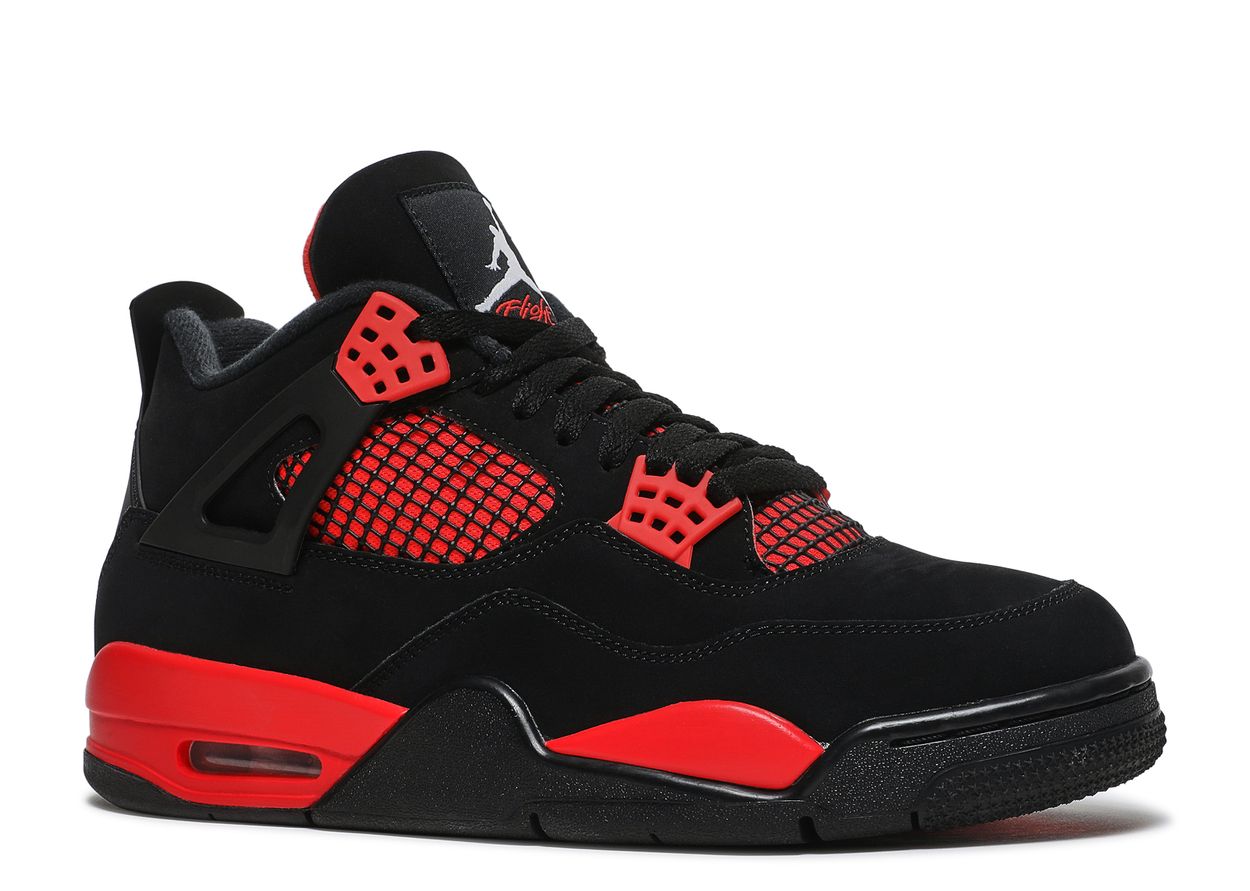 Jordan 4 Retro 'Red Thunder' - Kicks Loft