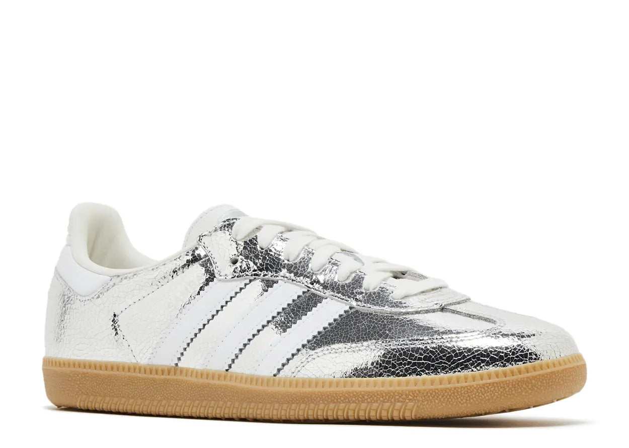 Samba 'Cracked Metallic Pack - Silver' - Kicks Loft
