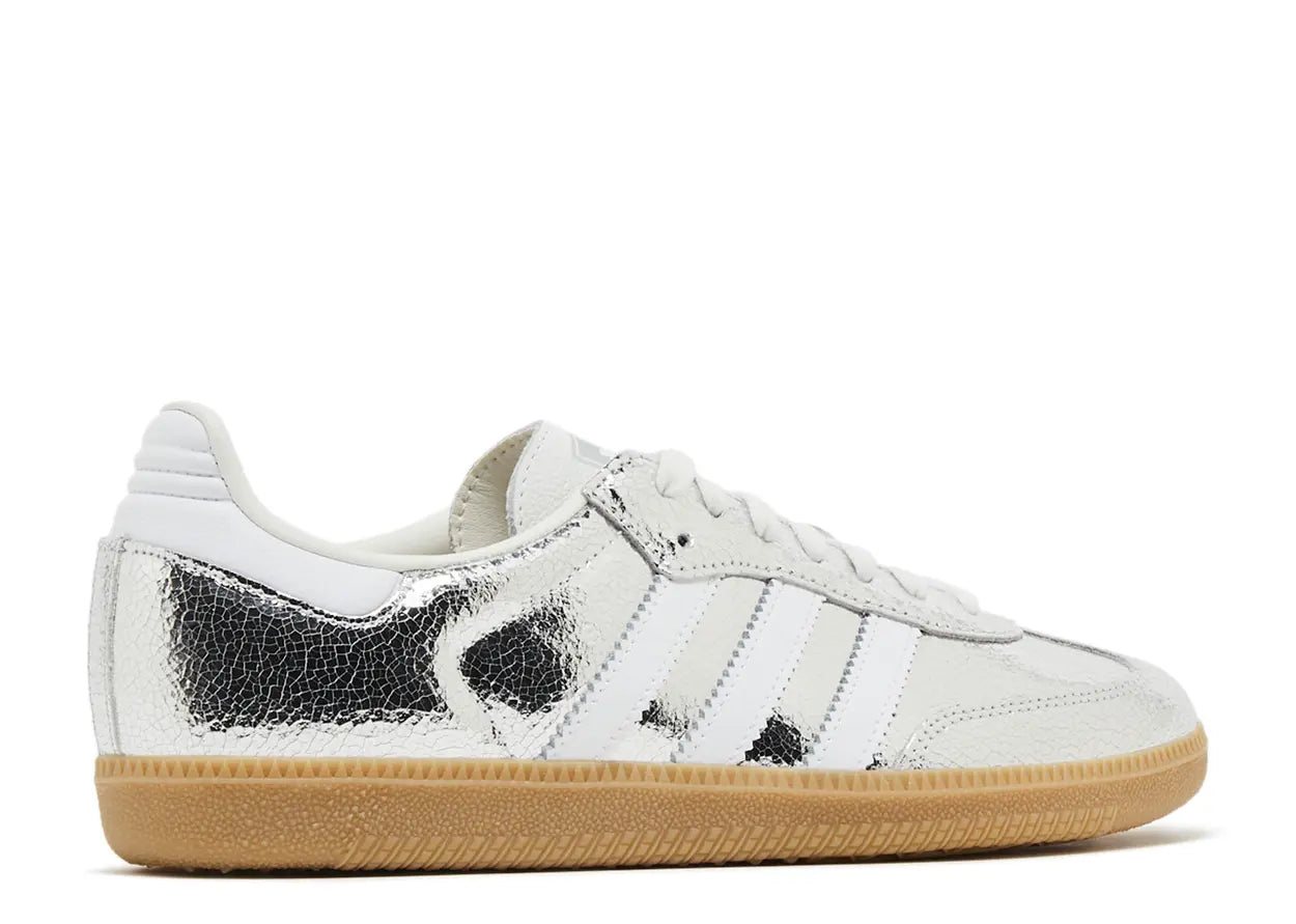 Samba 'Cracked Metallic Pack - Silver' - Kicks Loft