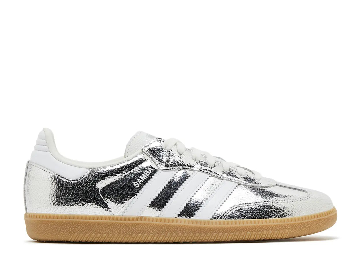 Samba 'Cracked Metallic Pack - Silver' - Kicks Loft