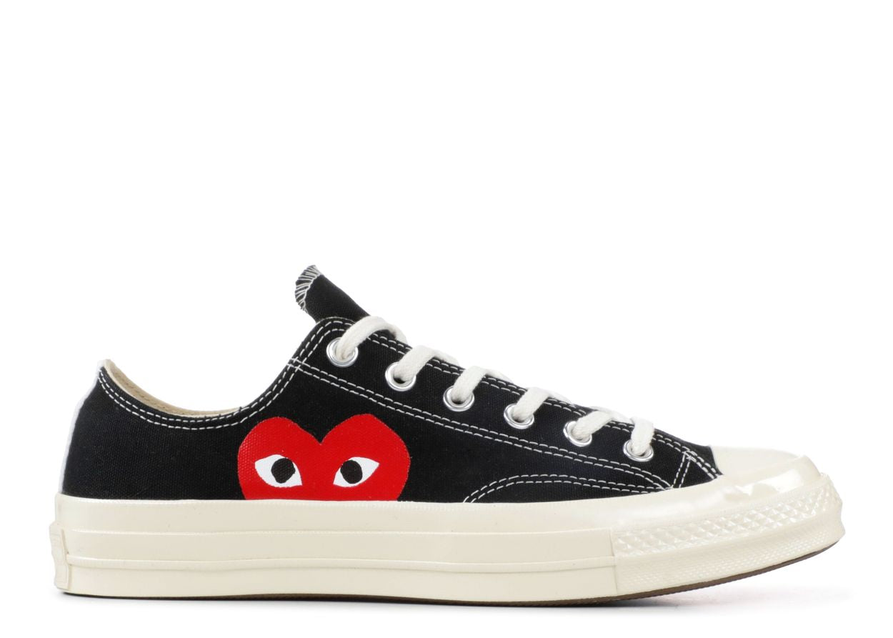 Comme des Garçons Play x Chuck 70 Low 'Black' - Kicks Loft